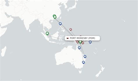 flights from port moresby